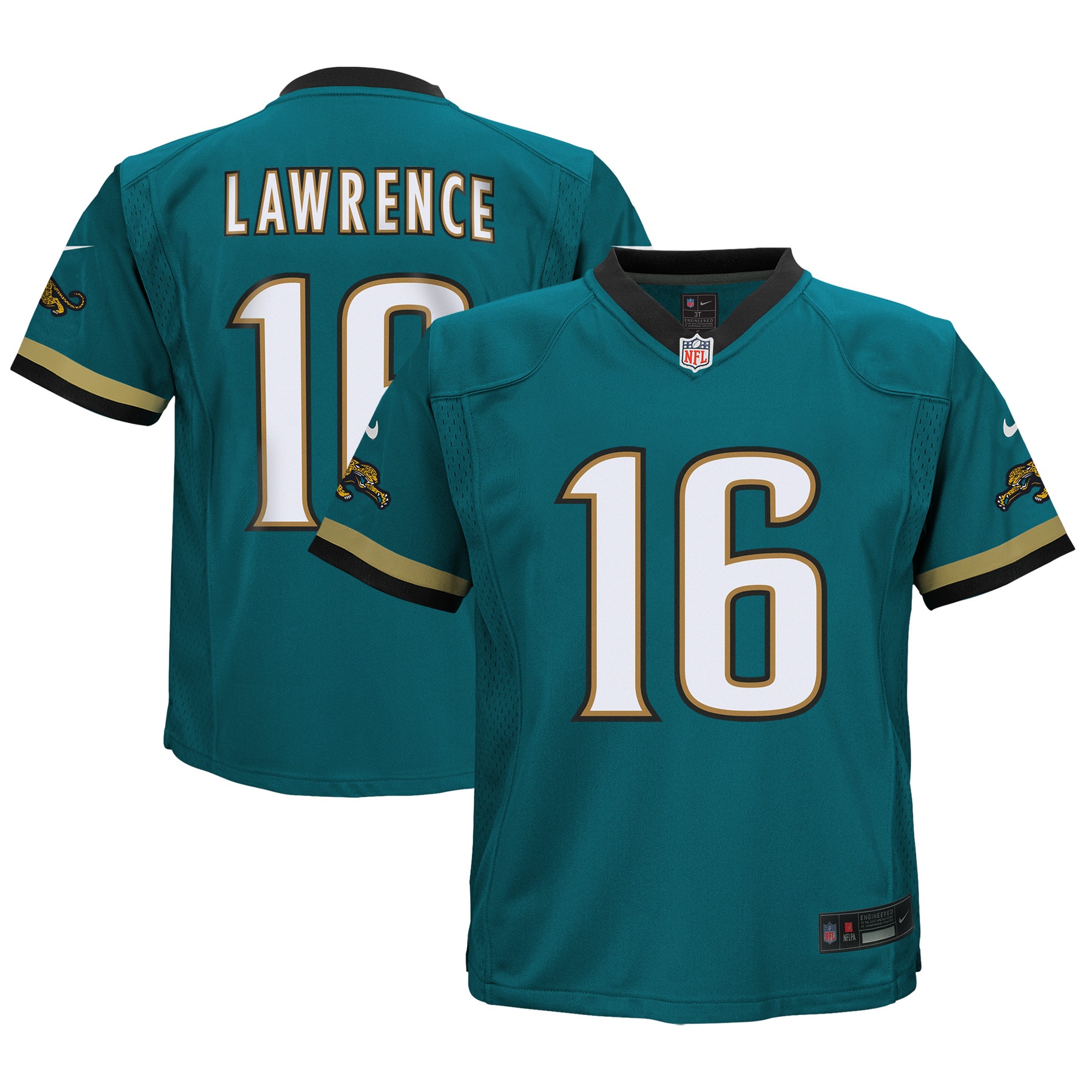 Infant Jacksonville Jaguars Trevor Lawrence Teal Prowler Throwback Player Game Jersey JS3679 nicesnker