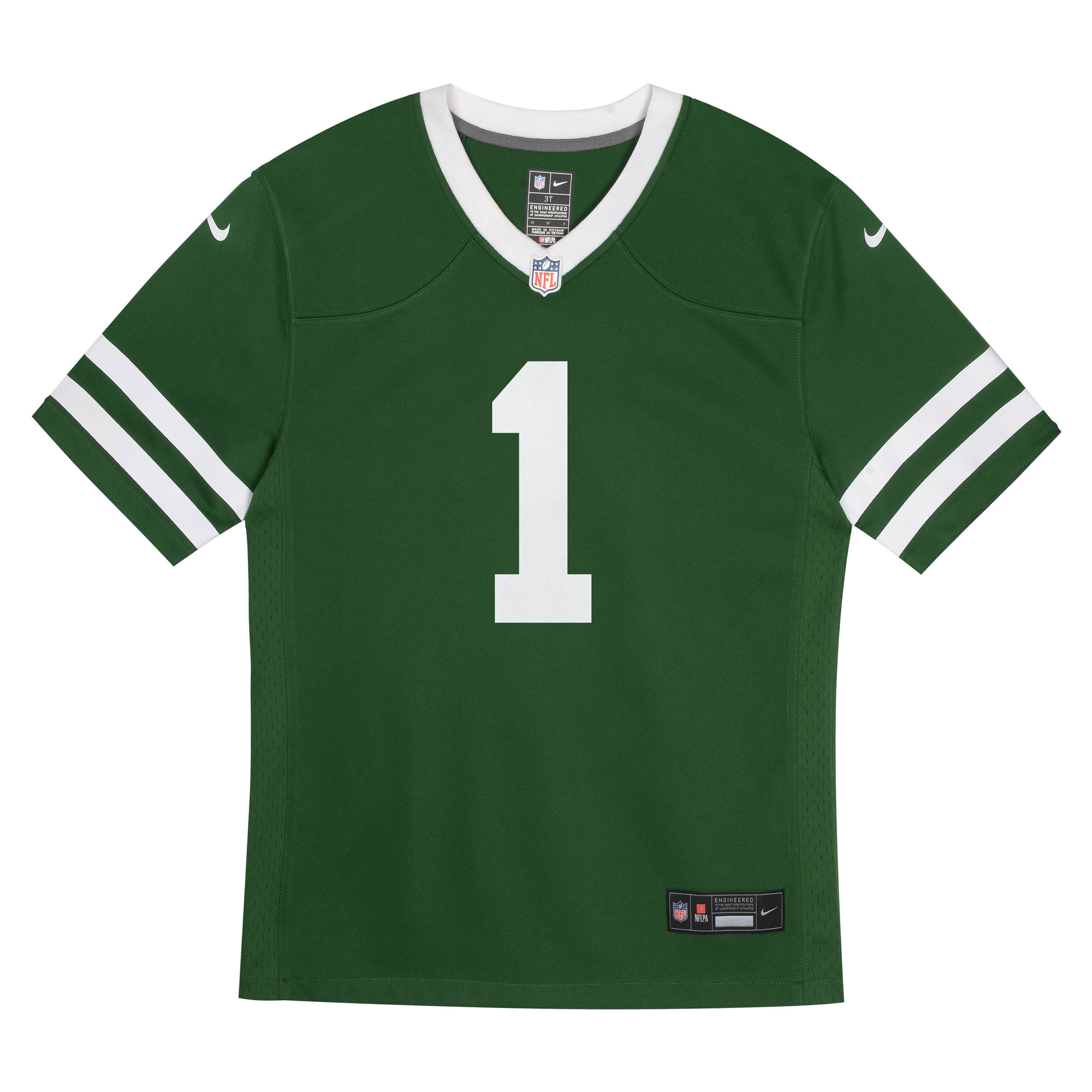 Alternative view of Infant New York Jets Ahmad Sauce Gardner Legacy Green Game Jersey JS6916 nicesnker