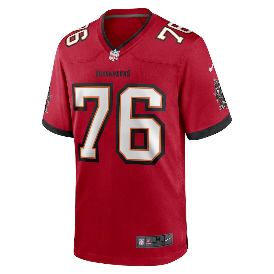Alternative view of Iosua Opeta 76 Tampa Bay Buccaneers Game Men Jersey - Red JS3505 nicesnker