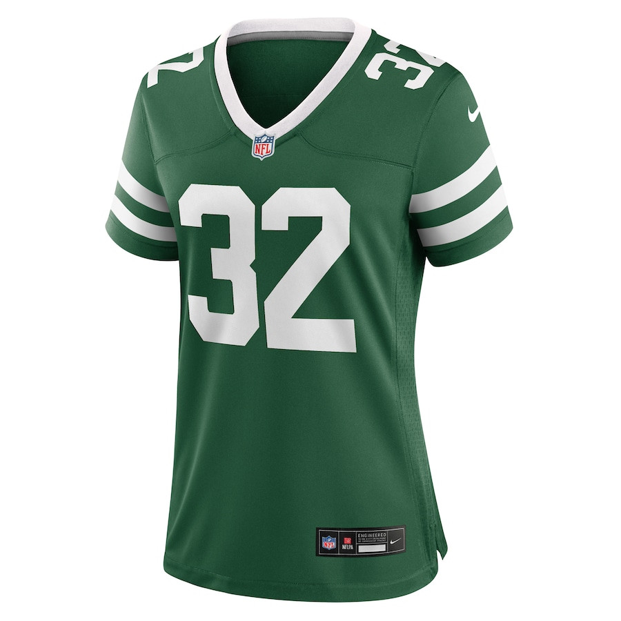 Alternative view of Isaiah Davis 32 New York Jets Women's Team Game Jersey - Legacy Green JS6194 nicesnker
