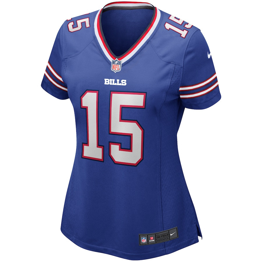 Alternative view of Jack Kemp 15 Buffalo Bills Women Game Retired Jersey - Royal JS9072 nicesnker