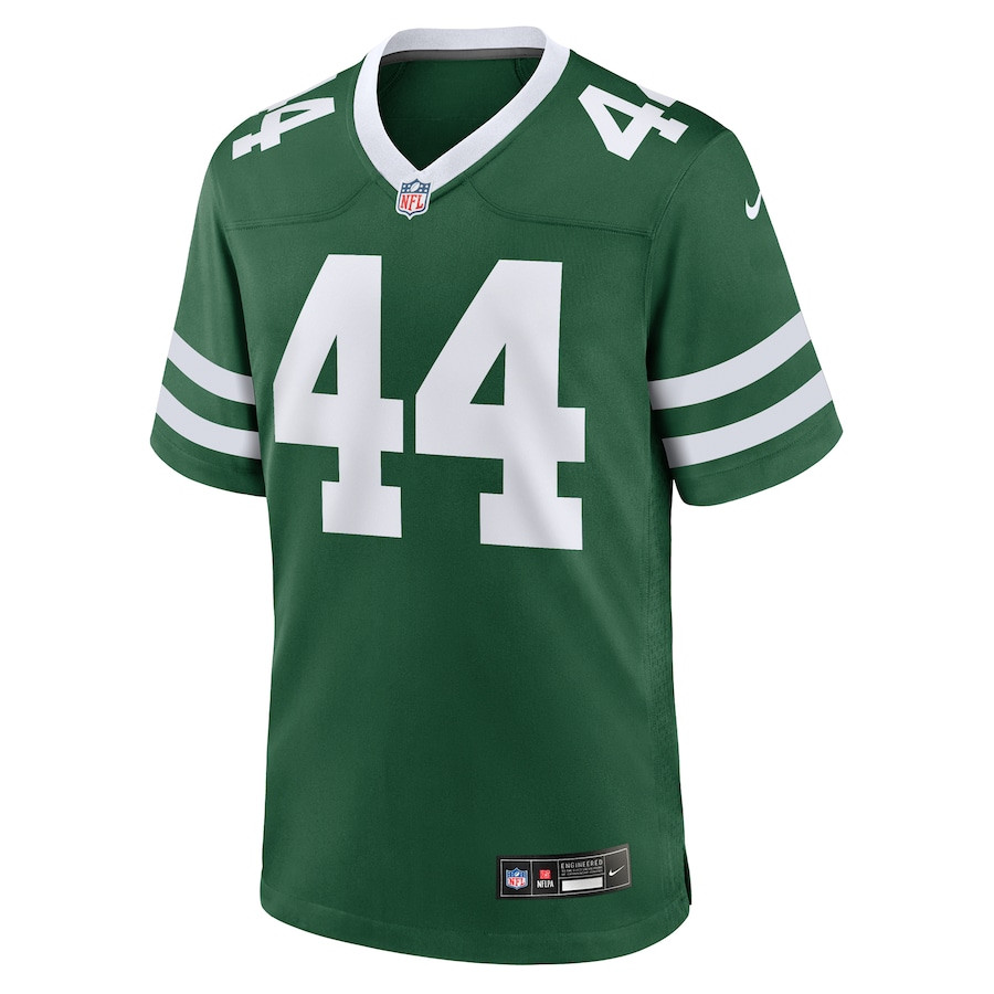 Alternative view of Jamien Sherwood 44 New York Jets Team Game Men Jersey - Legacy Green JS7332 nicesnker