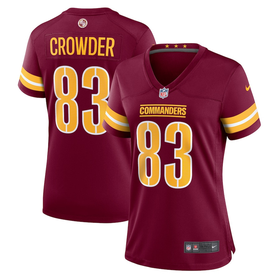Jamison Crowder 83 Washington Commanders Women's Game Jersey - Burgundy JS7122 nicesnker