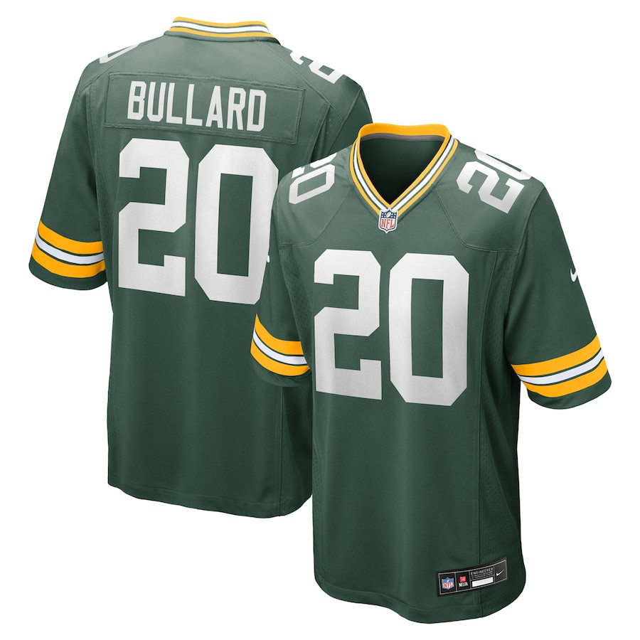 Javon Bullard 20 Green Bay Packers Game Men Jersey - Green JS2240 nicesnker