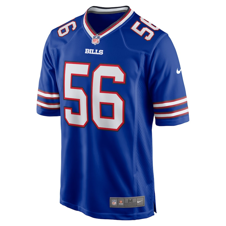 Alternative view of Javon Solomon 56 Buffalo Bills Game Men Jersey - Royal JS5943 nicesnker
