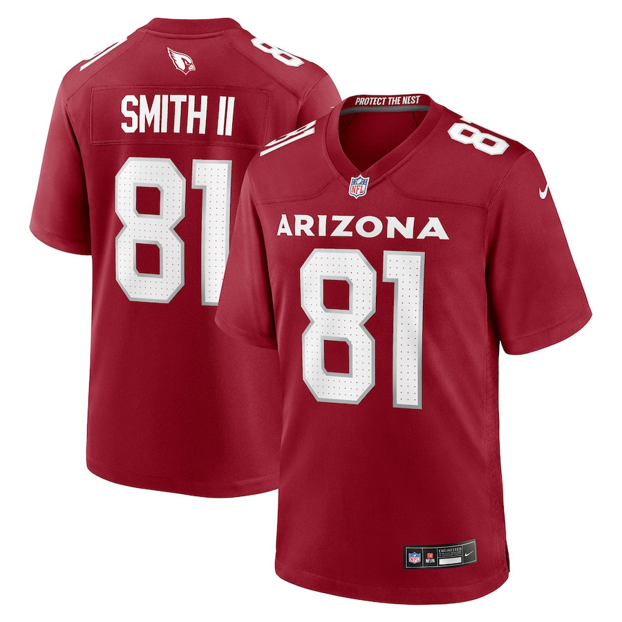 Jeff Smith II 81 Arizona Cardinals Team Game Men Jersey - Cardinal JS2387 nicesnker
