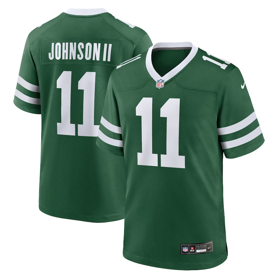 Jermaine Johnson II 11 New York Jets Game Men Jersey - Legacy Green JS6355 nicesnker