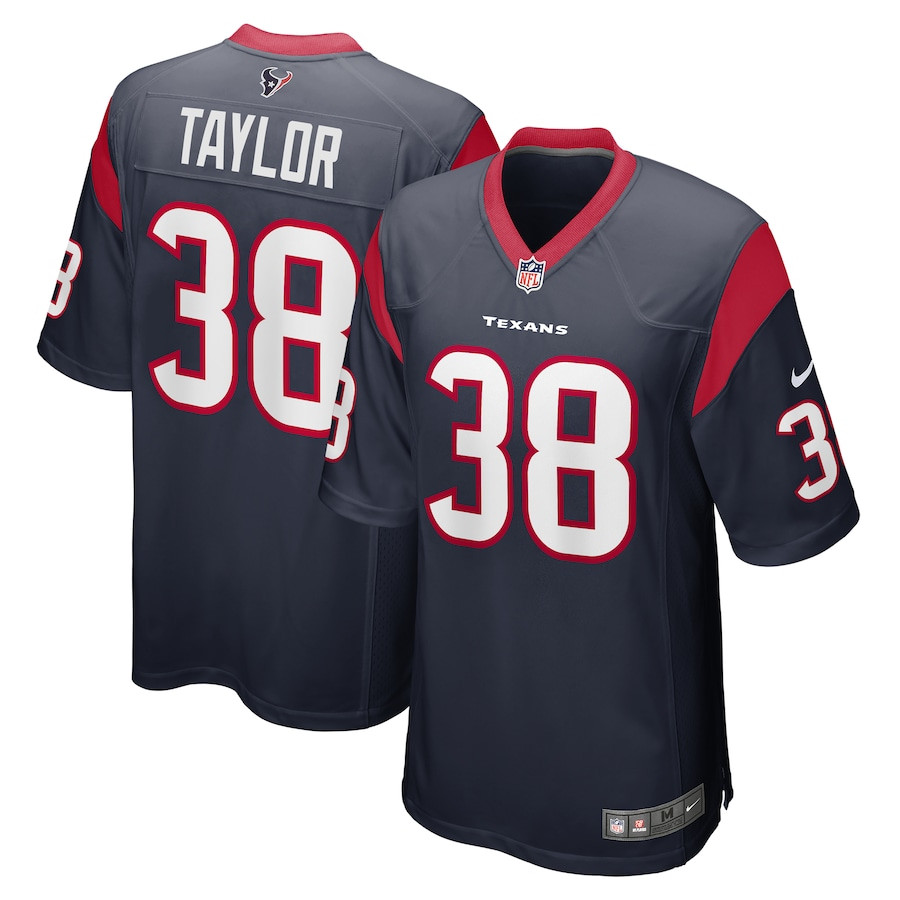 J.J. Taylor 38 Houston Texans Game Men Jersey - Navy JS4303 nicesnker