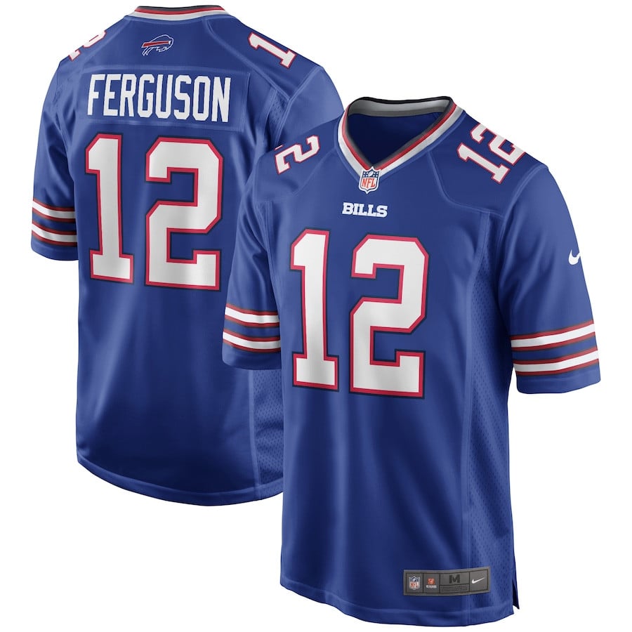 Joe Ferguson 12 Buffalo Bills Men Game Retired Jersey - Royal JS6895 nicesnker