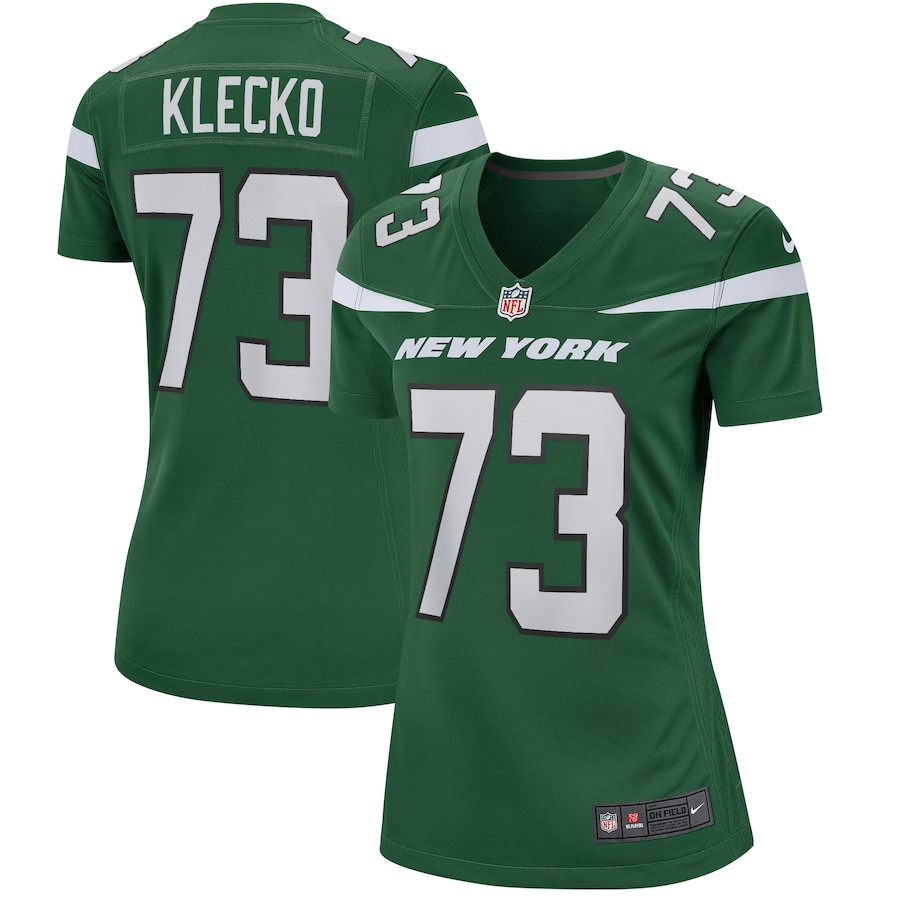 Joe Klecko 73 New York Jets Women Game Retired Jersey - Gotham Green JS9724 nicesnker