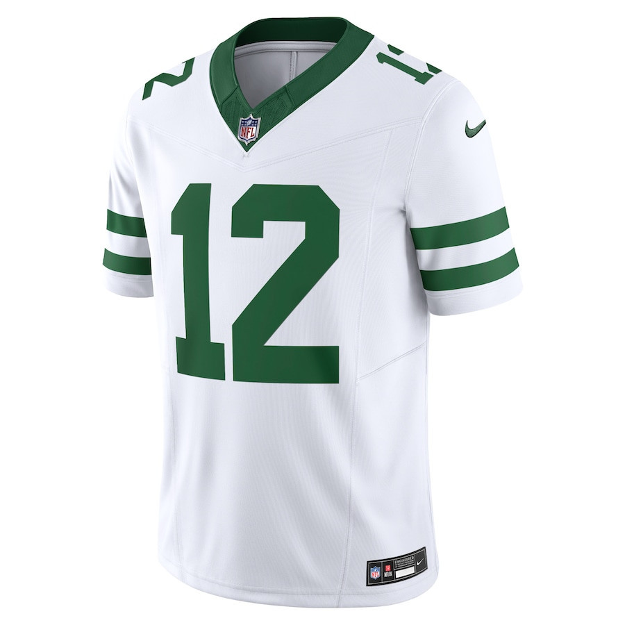 Alternative view of Joe Namath 12 New York Jets Game Jersey - Men, Legacy White JS9868 nicesnker
