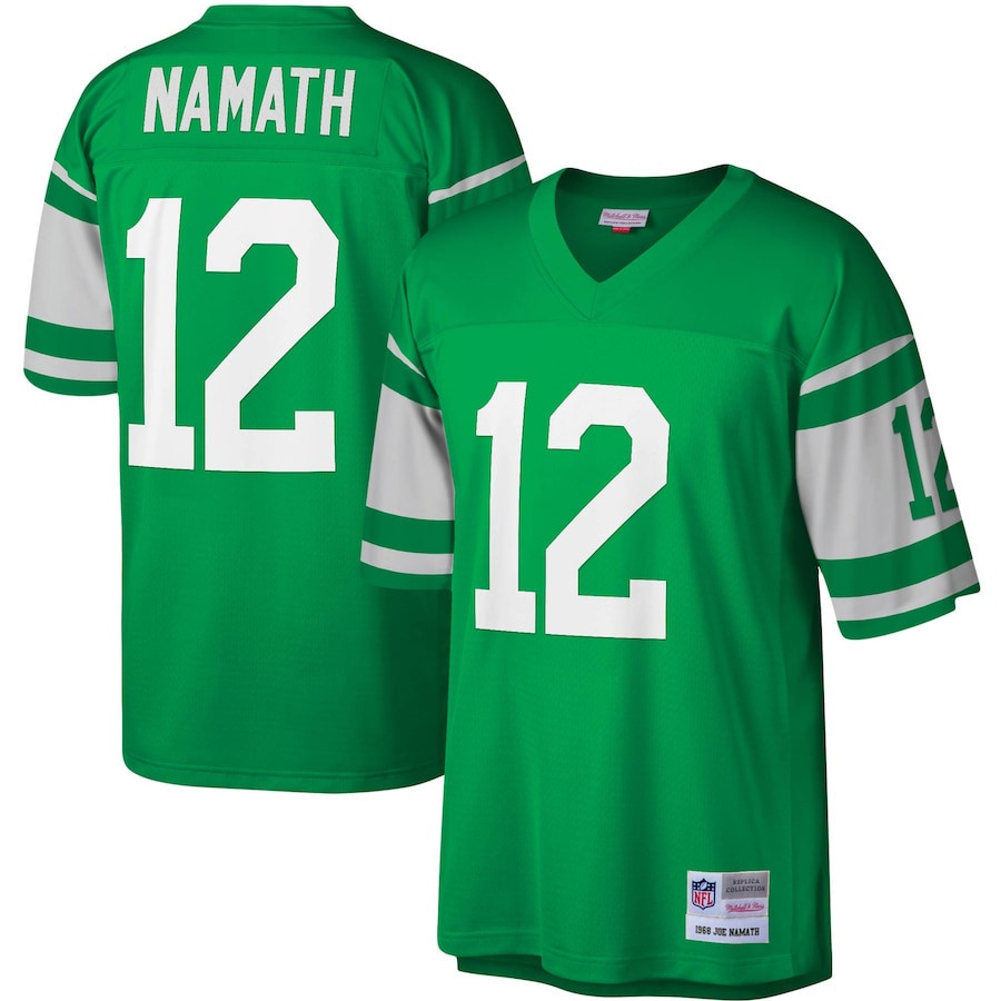 Joe Namath 12 New York Jets Mitchell & Ness Legacy Jersey - Men JS9132 nicesnker