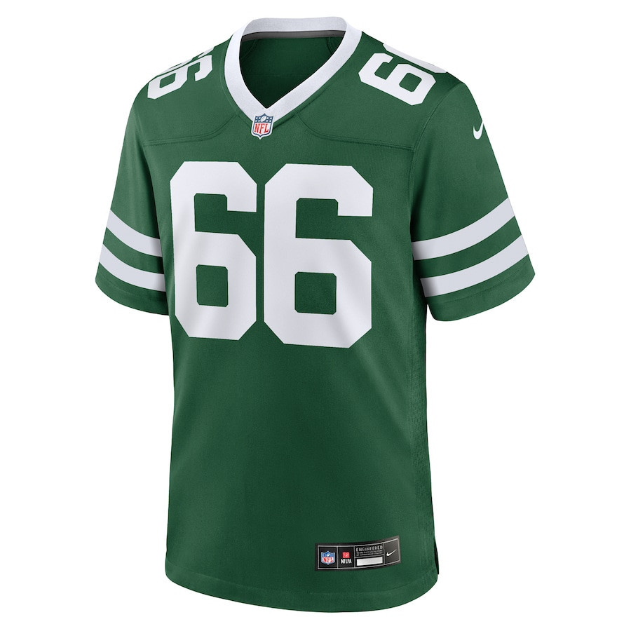 Alternative view of Joe Tippmann 66 New York Jets Team Game Men Jersey - Legacy Green JS5757 nicesnker