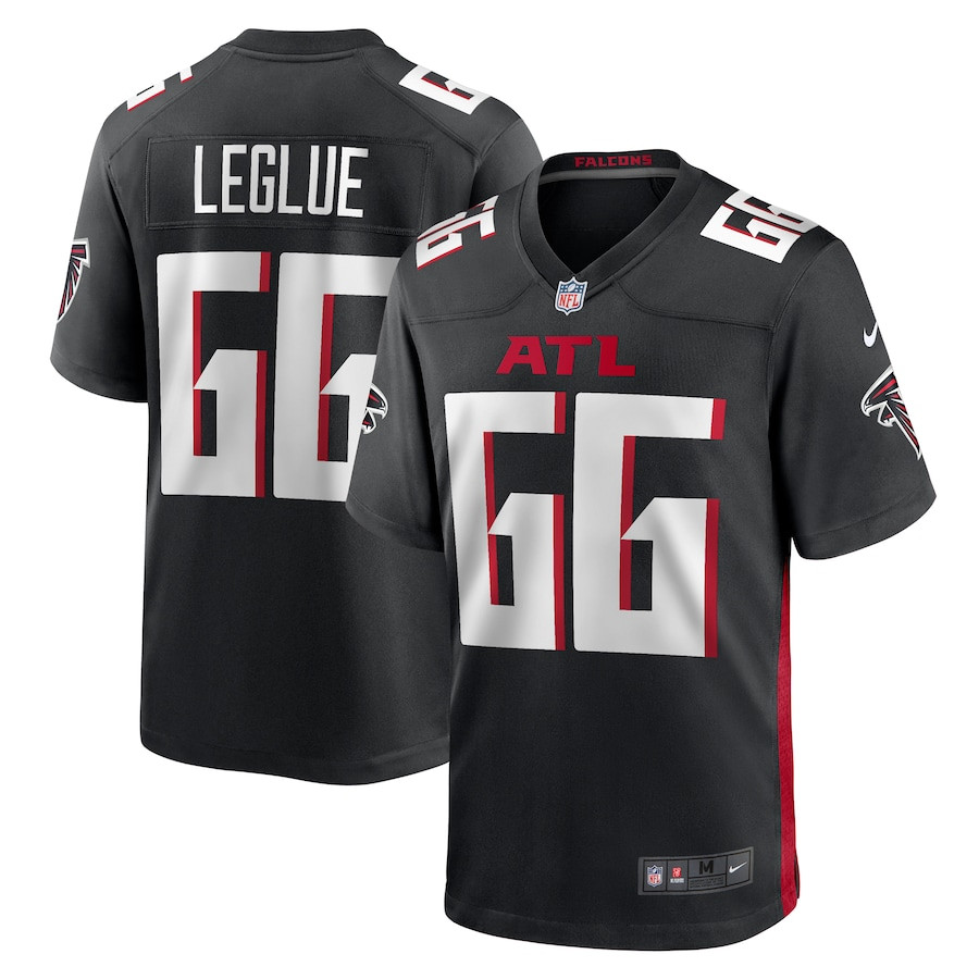 John Leglue 66 Atlanta Falcons Game Men Jersey - Black JS9457 nicesnker