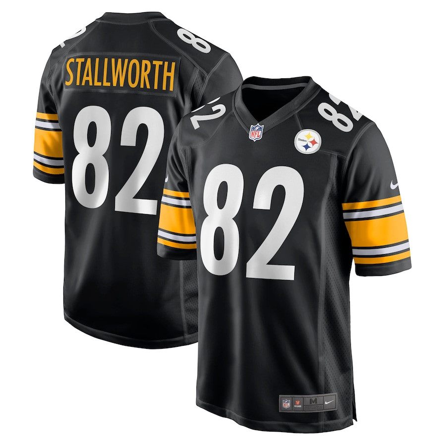 John Stallworth 82 Pittsburgh Steelers Men Retired Jersey - Black JS9817 nicesnker