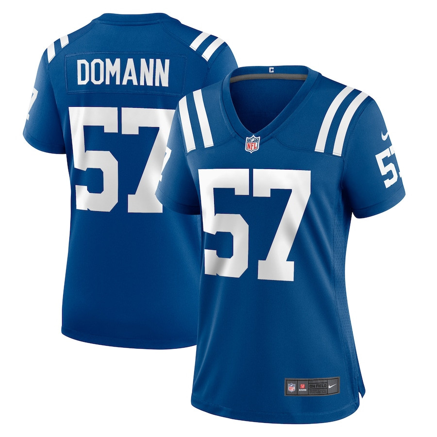 JoJo Domann 57 Indianapolis Colts Women's Game Jersey - Royal JS3245 nicesnker