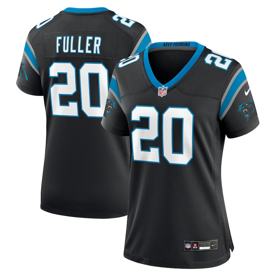 Jordan Fuller 20 Carolina Panthers Women's Game Jersey - Black JS2648 nicesnker