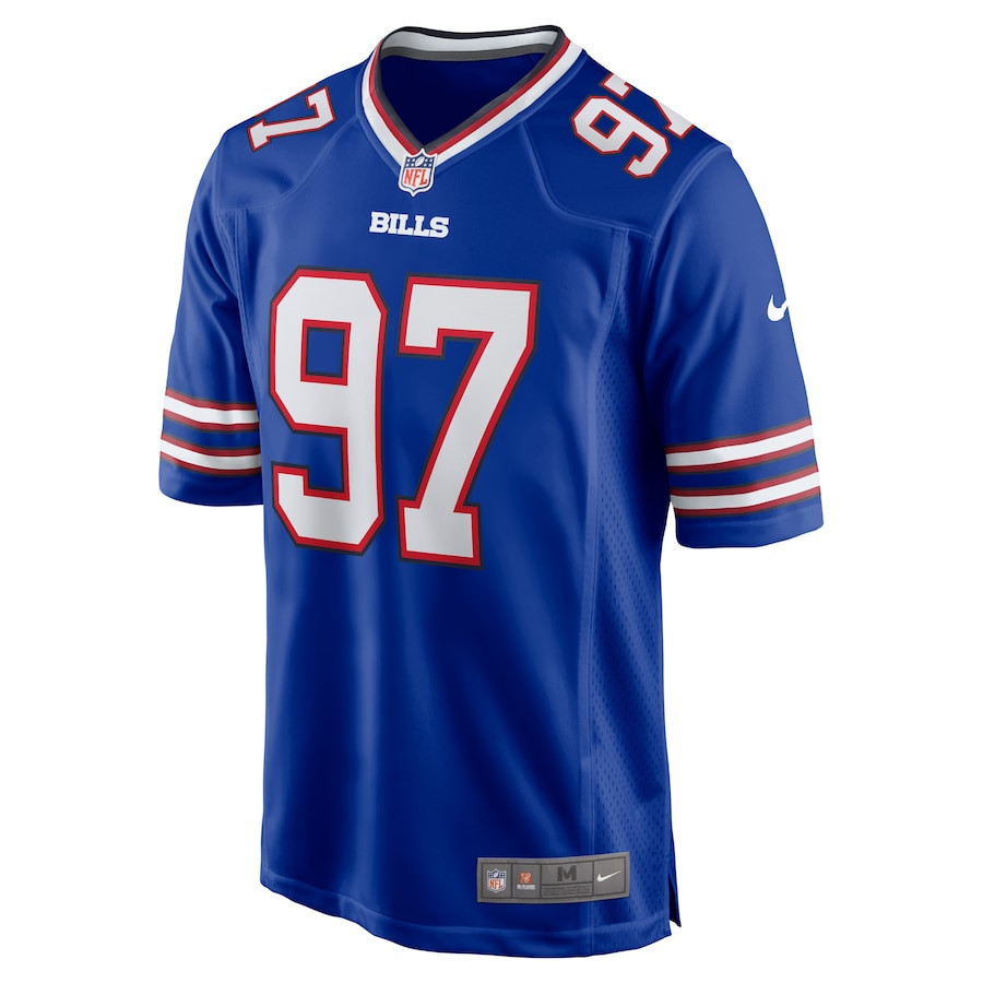 Alternative view of Jordan Phillips 97 Buffalo Bills Men Game Jersey - Royal JS4152 nicesnker