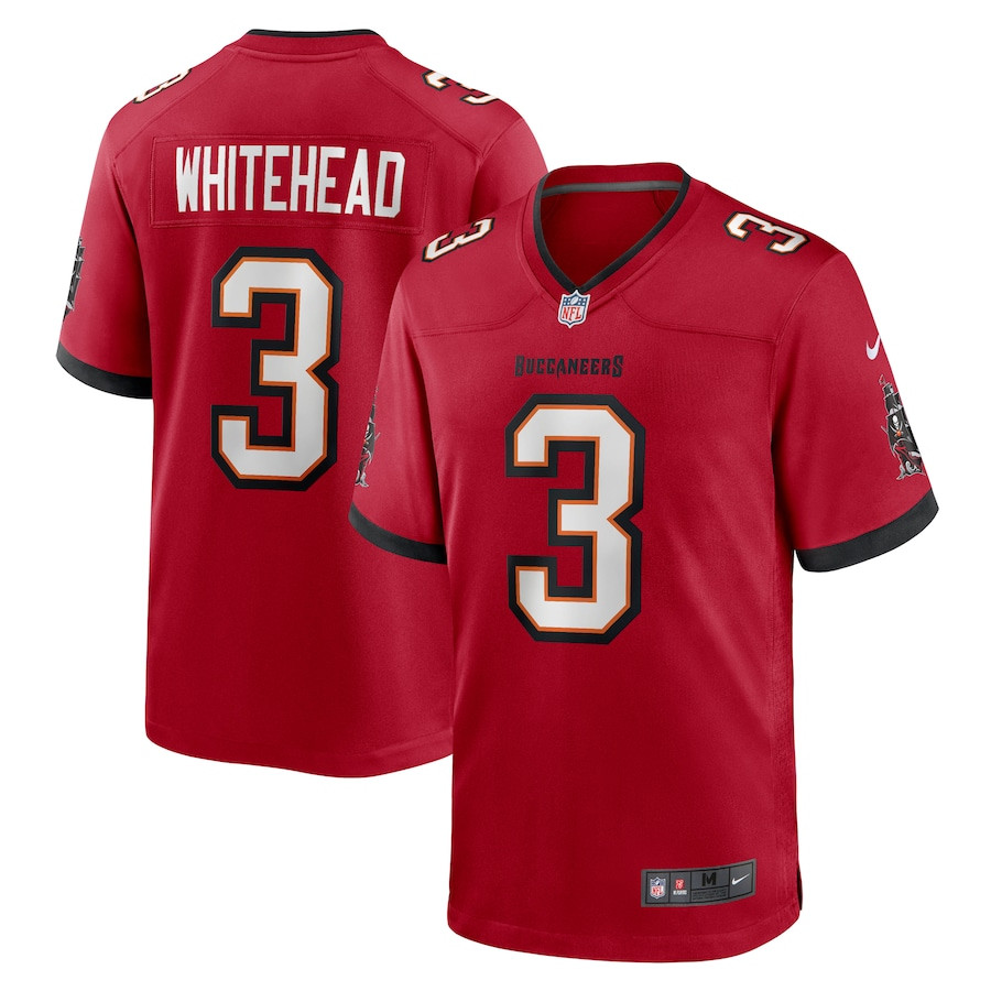 Jordan Whitehead 3 Tampa Bay Buccaneers Game Men Jersey - Red JS1555 nicesnker