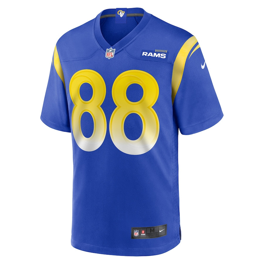 Alternative view of Jordan Whittington 88 Los Angeles Rams Team Game Men Jersey - Royal JS8841 nicesnker