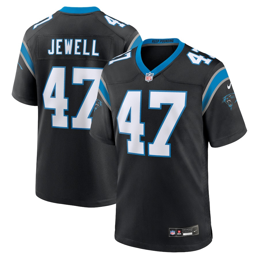 Josey Jewell 47 Carolina Panthers Game Men Jersey - Black JS2330 nicesnker