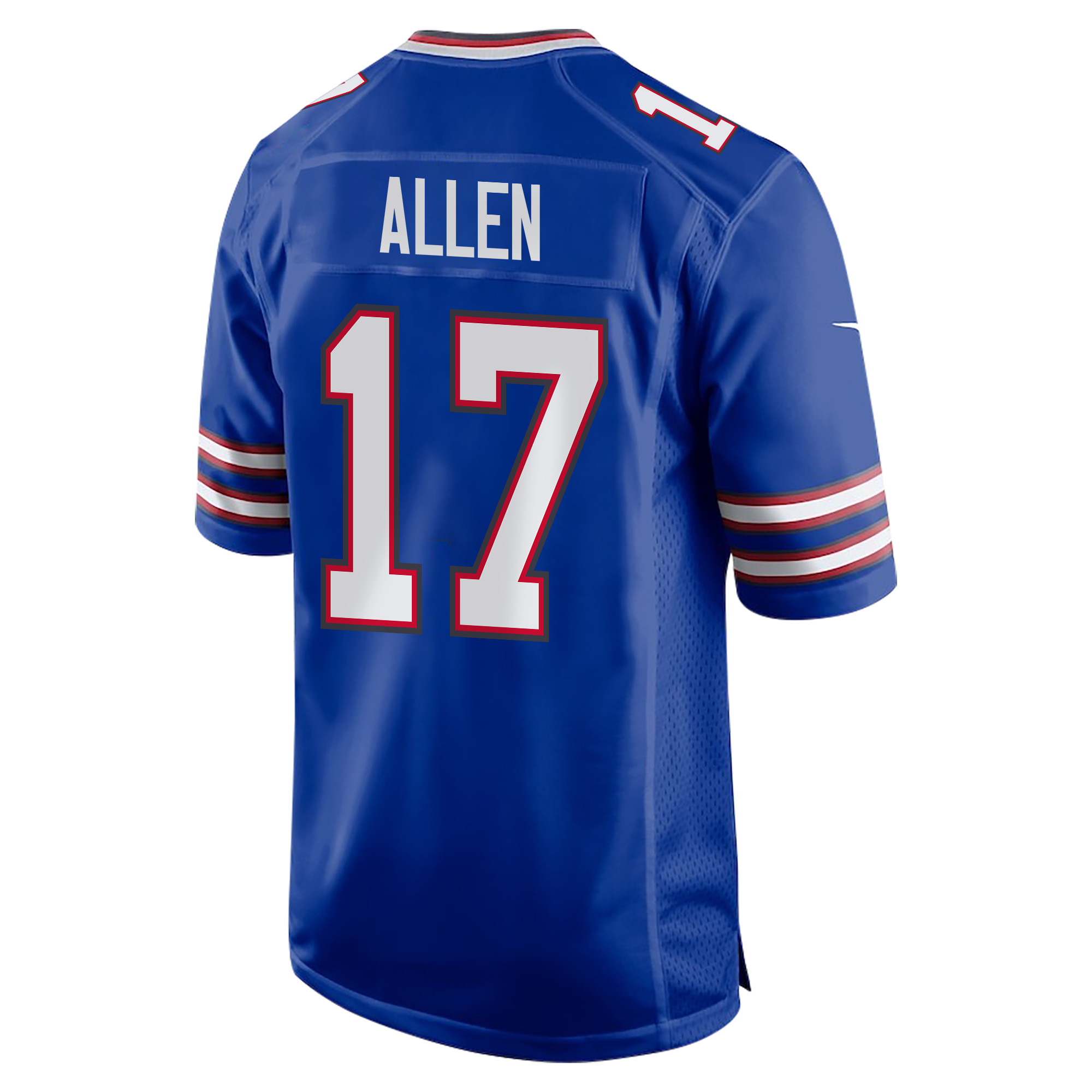 Alternative view of Josh Allen 17 Buffalo Bills Super Bowl LIX 'New Orleans - Where Passion Ignites' EMBROIDERED Game Men Jersey - Royal JS5196 nicesnker