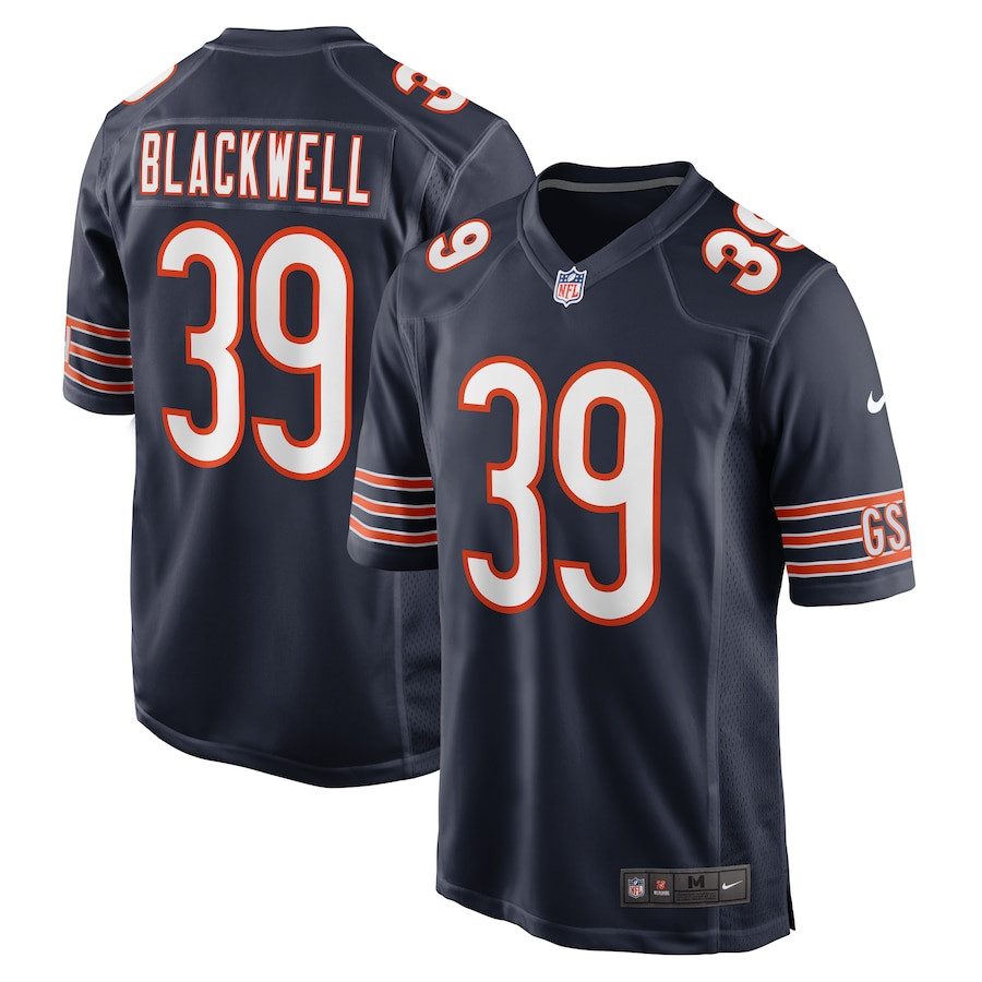 Josh Blackwell 39 Chicago Bears Game Men Jersey - Navy JS8855 nicesnker