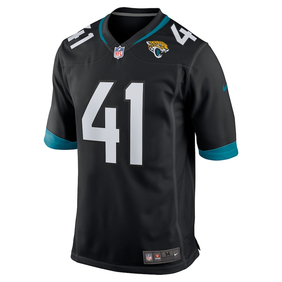 Alternative view of Josh Hines-Allen 41 Jacksonville Jaguars Alternate Player Game Men Jersey - Black JS9621 nicesnker