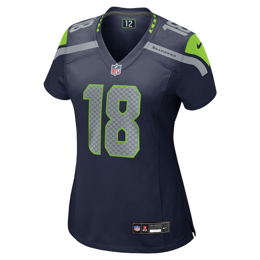 Alternative view of Josh Ross 18 Seattle Seahawks Women's Game Jersey - College Navy JS9955 nicesnker