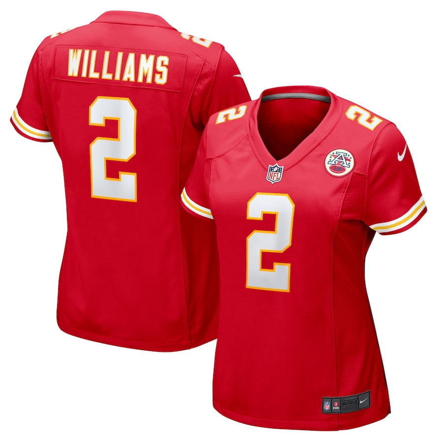 Joshua Williams 2 Kansas City Chiefs Women's Game Jersey - Red JS5612 nicesnker