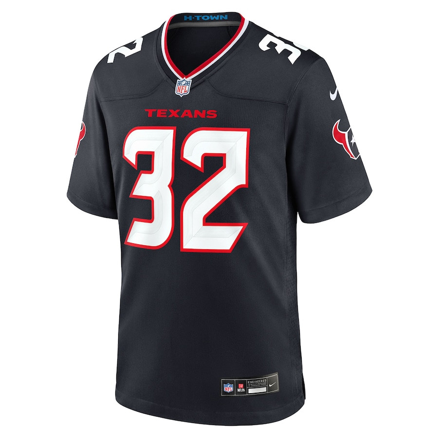 Alternative view of Ka'Dar Hollman 32 Houston Texans Team Game Men Jersey - Navy JS6839 nicesnker