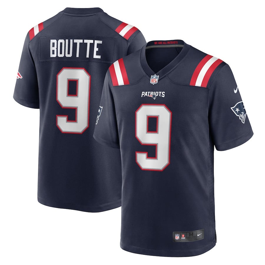 Kayshon Boutte 9 New England Patriots Game Men Jersey - Navy JS3920 nicesnker