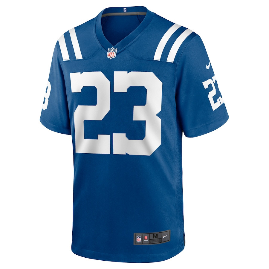 Alternative view of Kenny Moore II 23 Indianapolis Colts Men Game Jersey - Royal JS6767 nicesnker