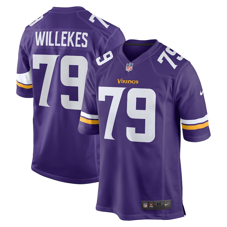 Kenny Willekes 79 Minnesota Vikings Men Game Jersey - Purple JS6137 nicesnker