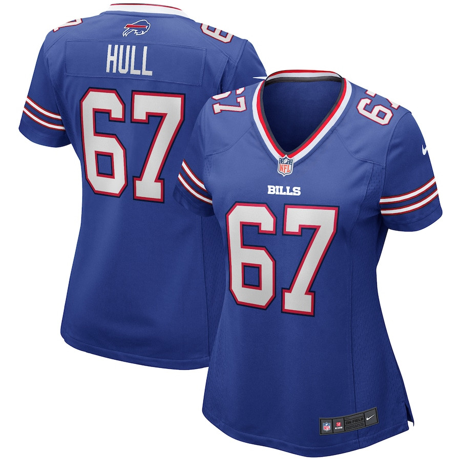 Kent Hull 67 Buffalo Bills Women Game Retired Jersey - Royal JS7686 nicesnker
