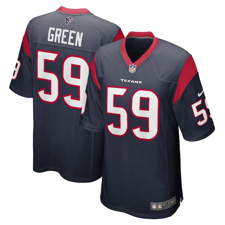 Kenyon Green 59 Houston Texans Men Game Jersey - Navy JS5747 nicesnker