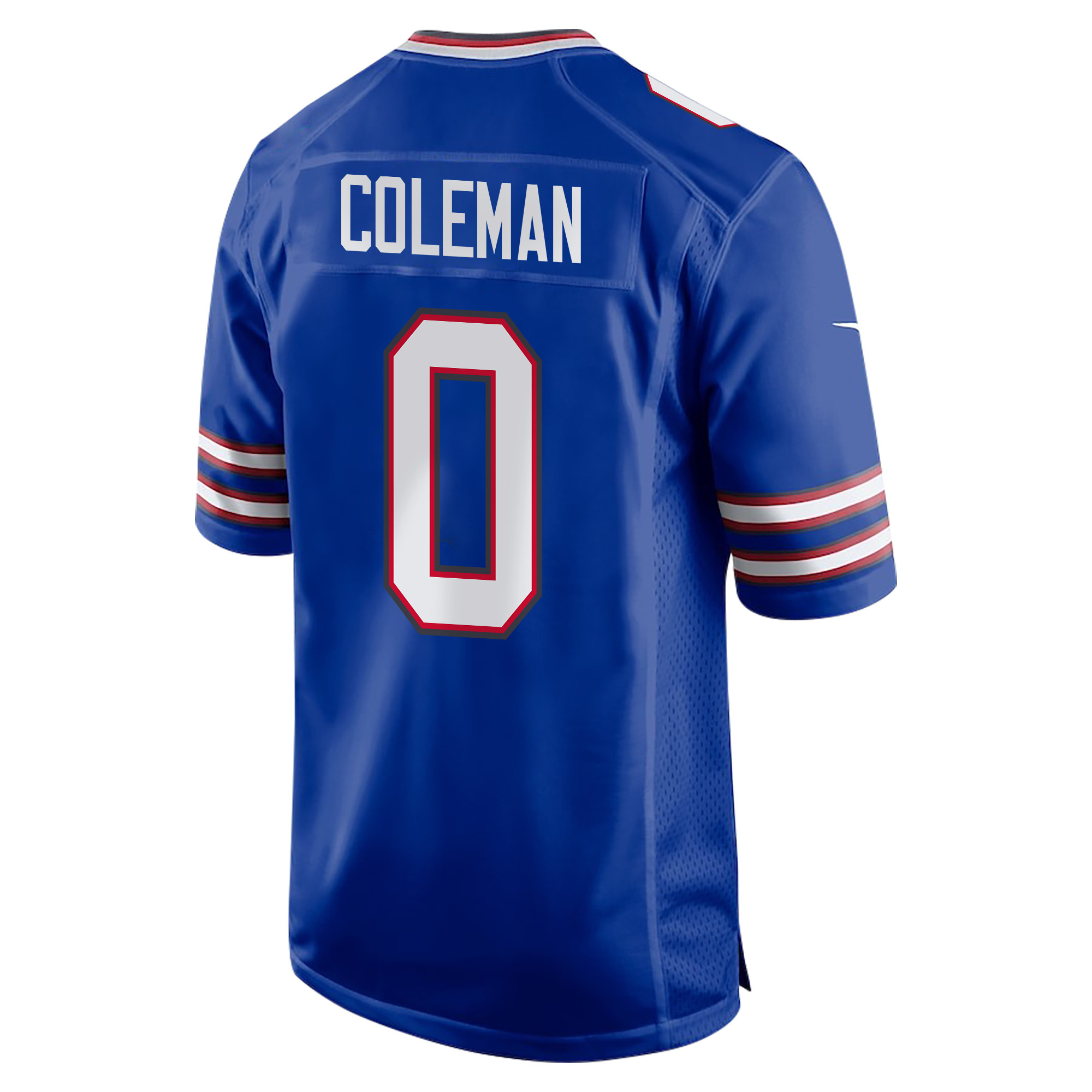 Alternative view of Keon Coleman 0 Buffalo Bills Super Bowl LIX 'New Orleans - Where Passion Ignites' EMBROIDERED Game Men Jersey - Royal JS1912 nicesnker