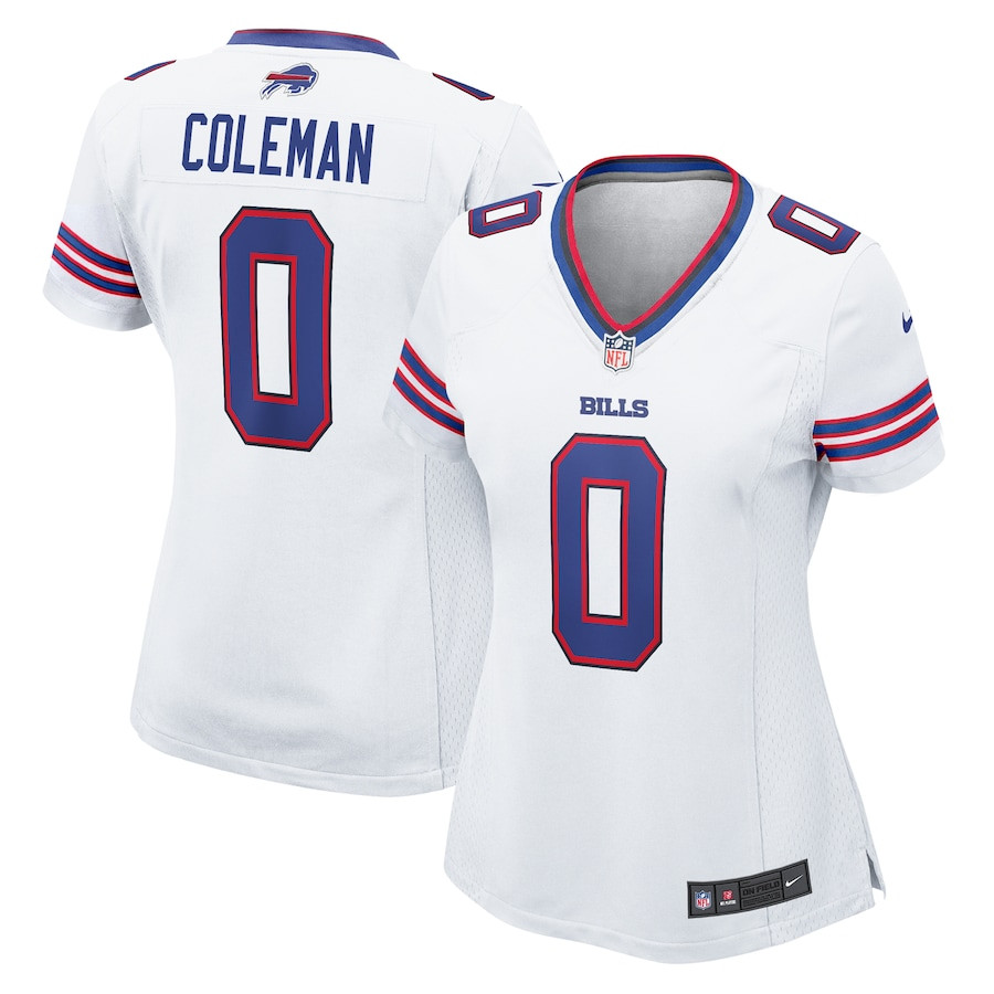 Keon Coleman 0 Buffalo Bills Women's Game Jersey - White JS3938 nicesnker