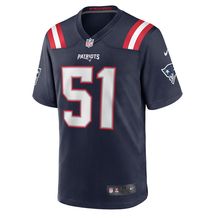 Alternative view of Keshawn Banks 51 New England Patriots Game Men Jersey - Navy JS6702 nicesnker