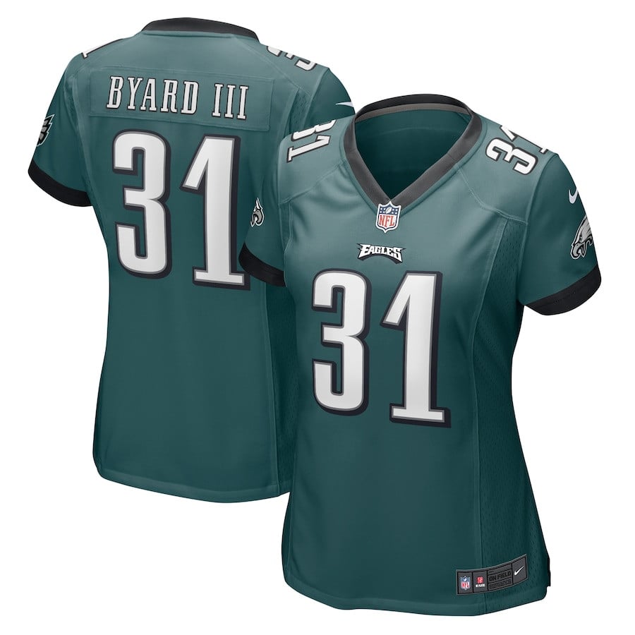 Kevin Byard III 31 Philadelphia Eagles Game Women Jersey - Midnight Green JS5799 nicesnker