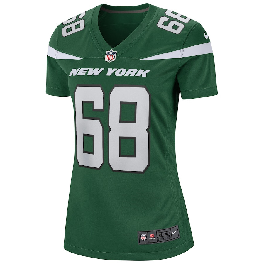 Alternative view of Kevin Mawae 68 New York Jets Women Game Retired Jersey - Gotham Green JS4460 nicesnker