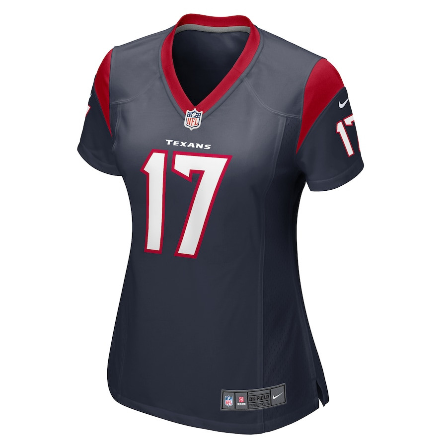 Alternative view of Kris Boyd 17 Houston Texans Women Game Jersey - Navy JS7242 nicesnker