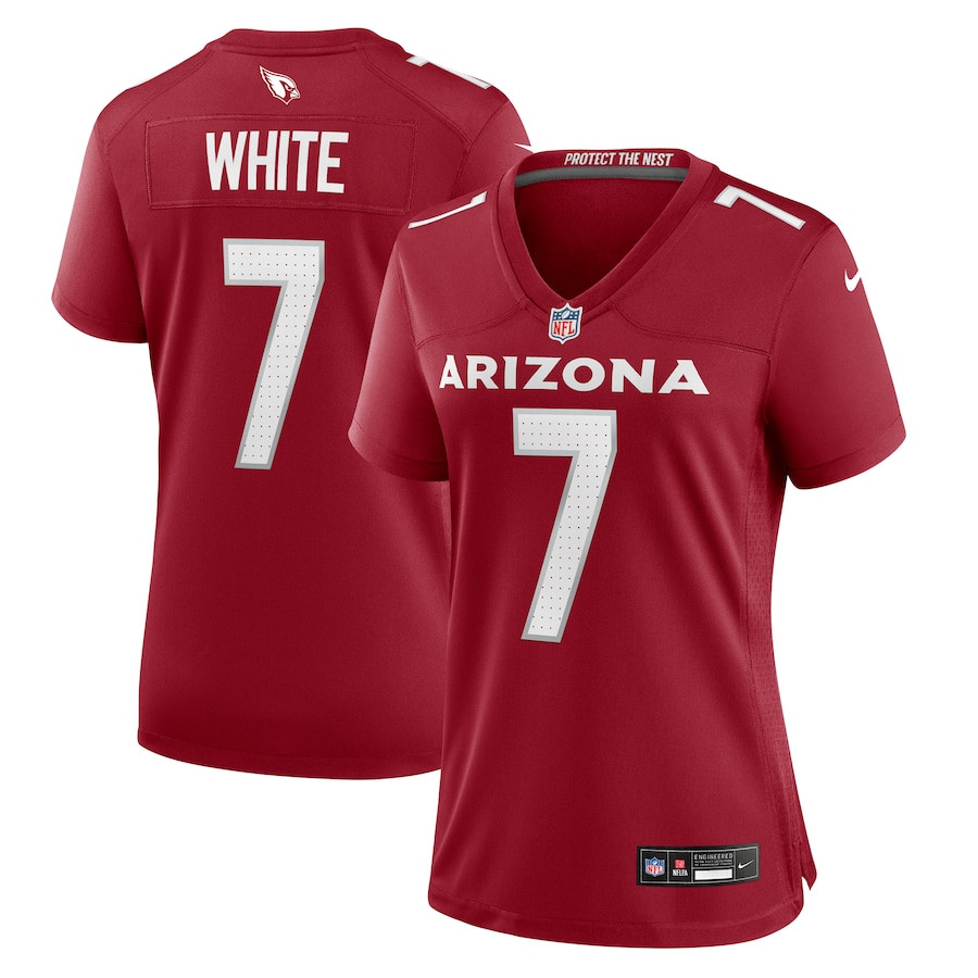 Kyzir White 7 Arizona Cardinals Women's Game Jersey - Cardinal JS2142 nicesnker