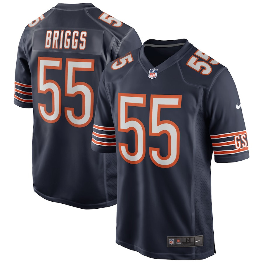 Lance Briggs 55 Chicago Bears Men Game Retired Jersey - Navy JS2975 nicesnker