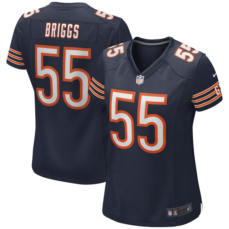 Lance Briggs 55 Chicago Bears Women Game Retired Jersey - Navy JS8044 nicesnker