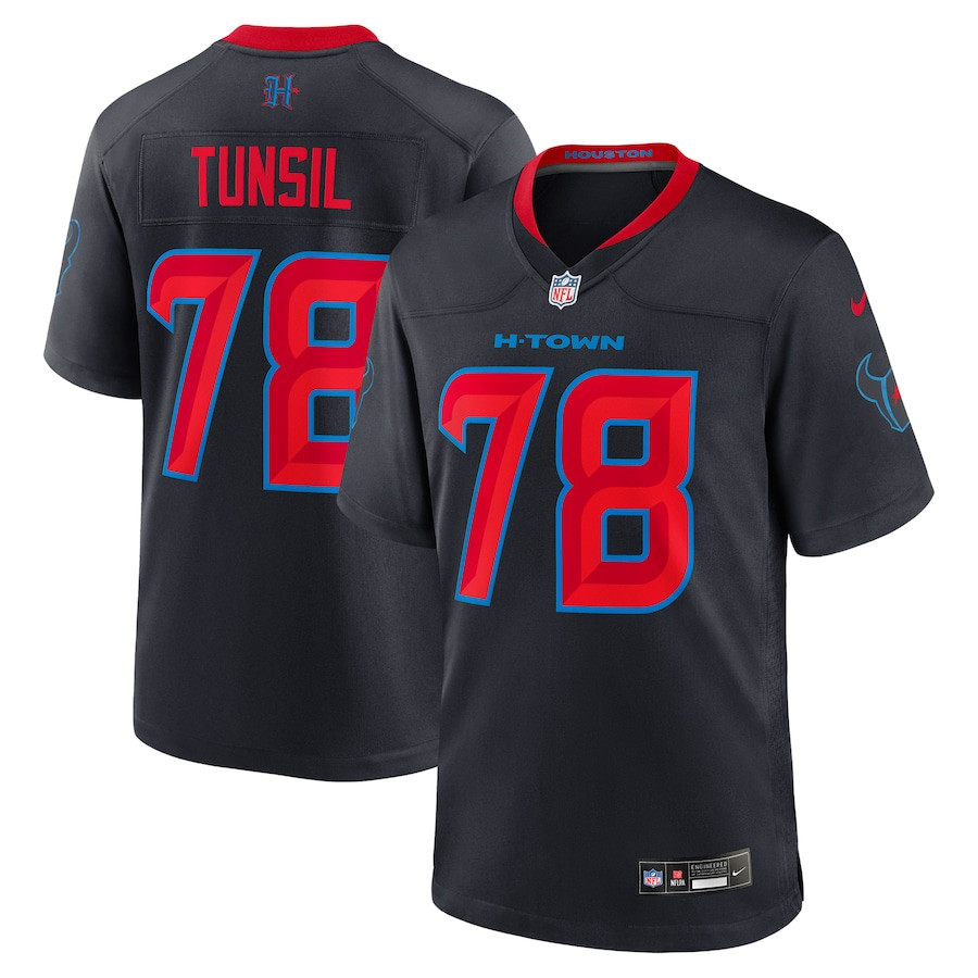 Laremy Tunsil 78 Houston Texans 2nd Alternate Game Men Jersey - Navy JS1818 nicesnker