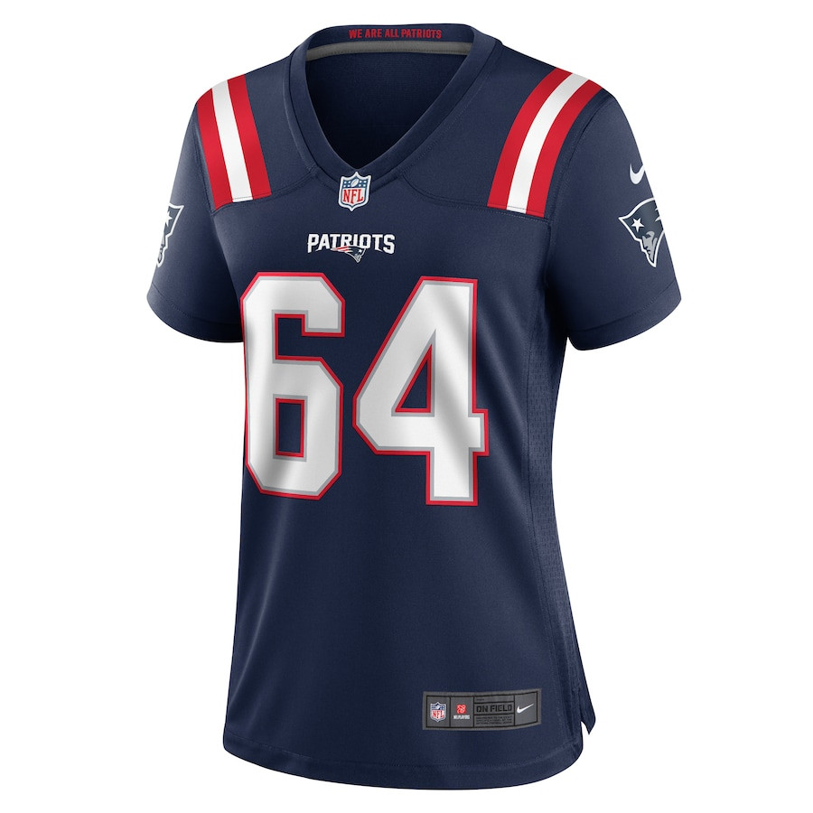 Alternative view of Layden Robinson 64 New England Patriots Women's Team Game Jersey - Navy JS6356 nicesnker