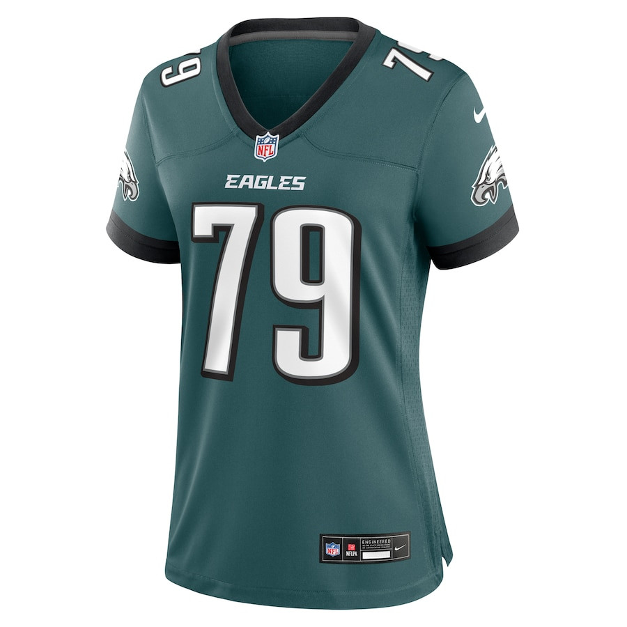 Alternative view of Lecitus Smith 79 Philadelphia Eagles Women Game Jersey - Midnight Green JS8177 nicesnker