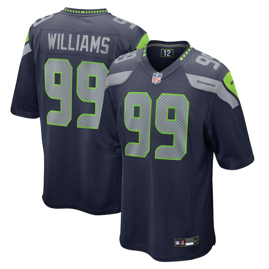 Leonard Williams 99 Seattle Seahawks Game Men Jersey - College Navy JS8778 nicesnker