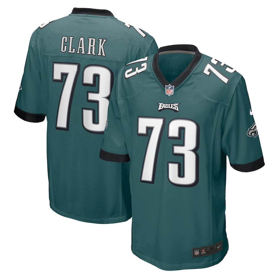 Le'Raven Clark 73 Philadelphia Eagles Game Men Jersey - Midnight Green JS8460 nicesnker